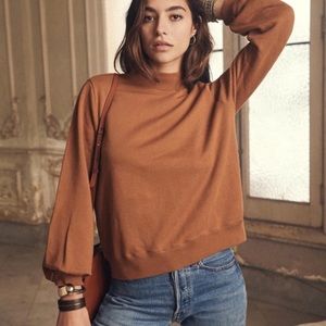 Sezane Brown Sweatshirt